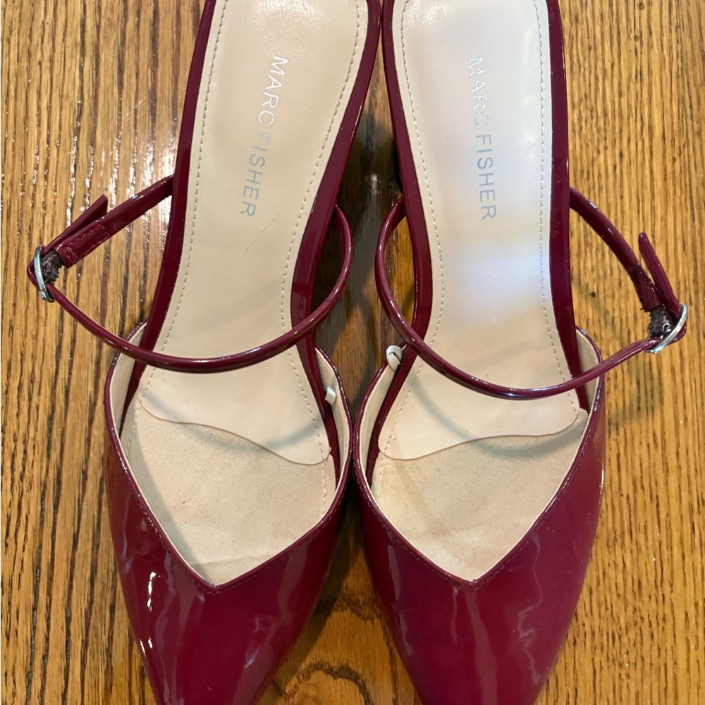 Marc Fisher Women's Deep Red Heels